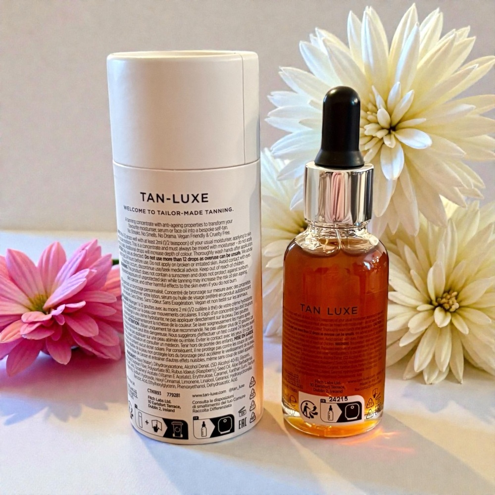 ⚫️ TAN-LUXE The Face Anti-Age Rejuvenating Self-Tan Drops Light/Medium Glow - Picture 2 of 5
